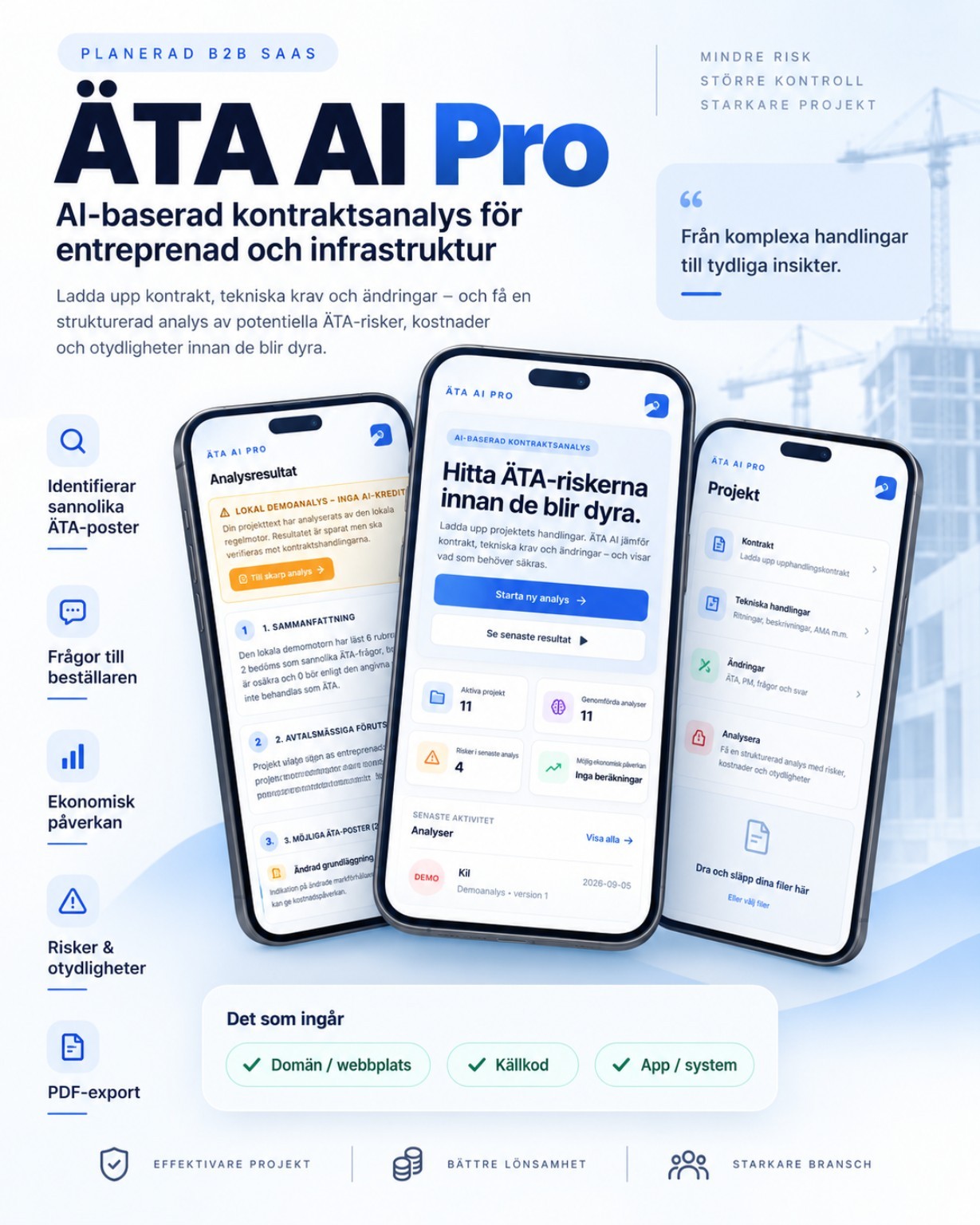 ÄTA-AI Pro – AI-baserad kontraktsanalys